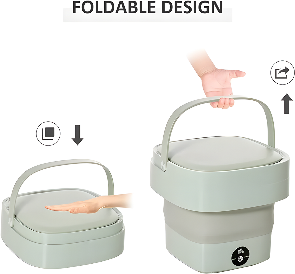 🧺✨ Foldable Mini Laundry Machine ✨🧼