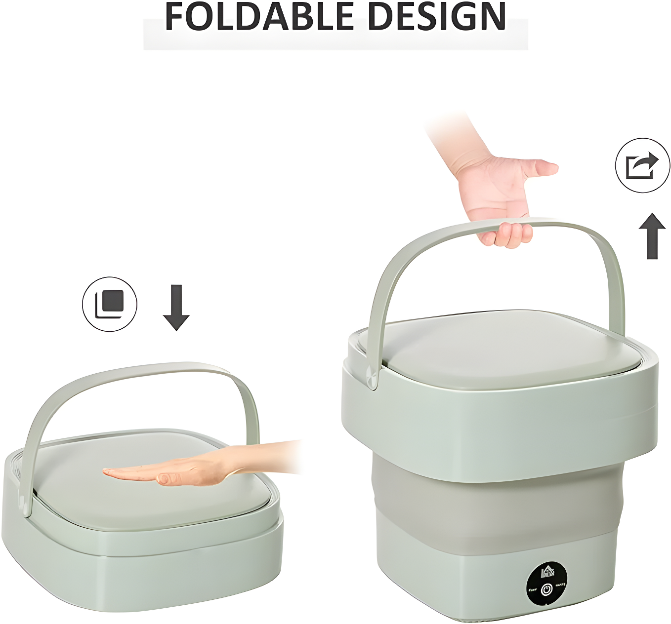 🧺✨ Foldable Mini Laundry Machine ✨🧼